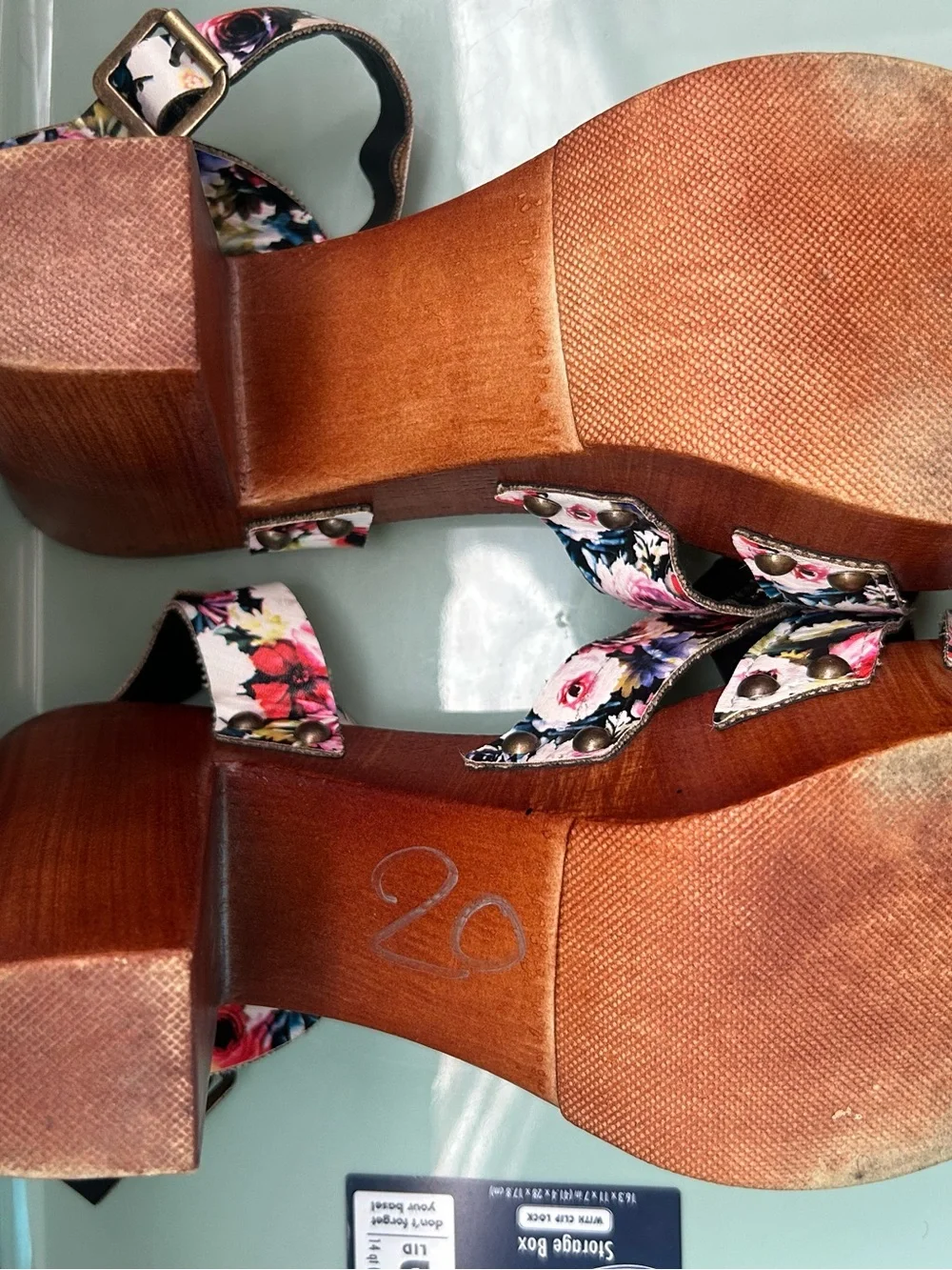 Madden Girl Floral Multicolor Platform Wedges
